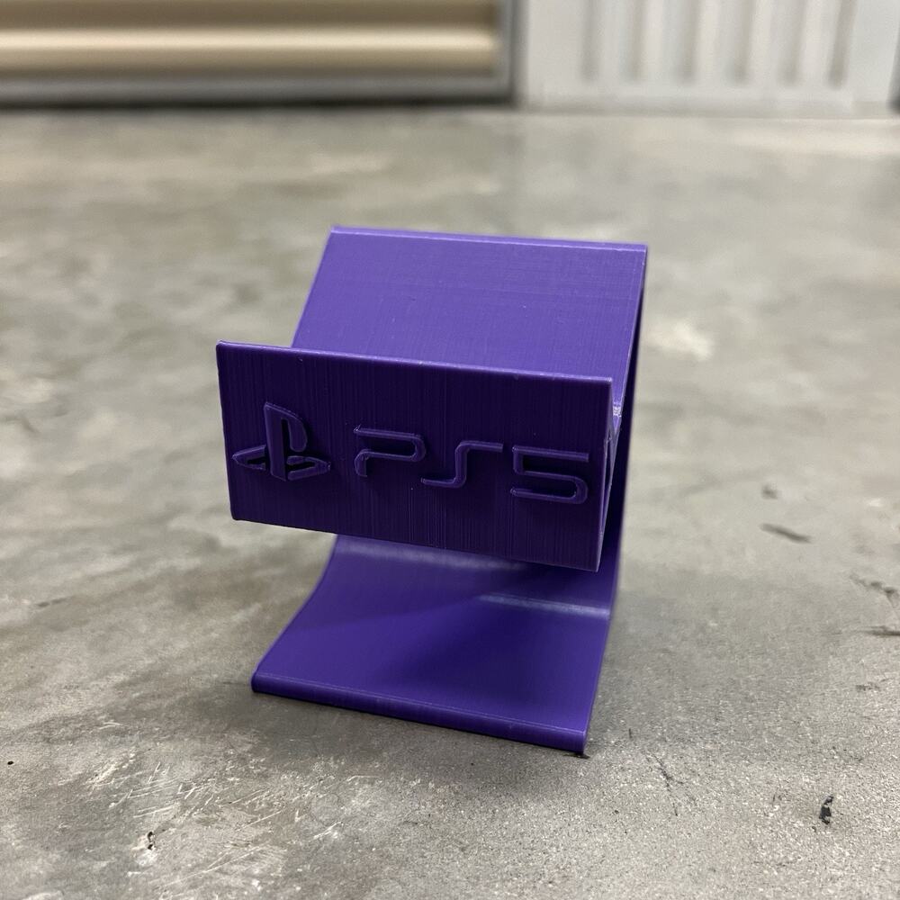 3D Printed Display Stand for PlayStation PS5 DualSense Controller Holder Purple